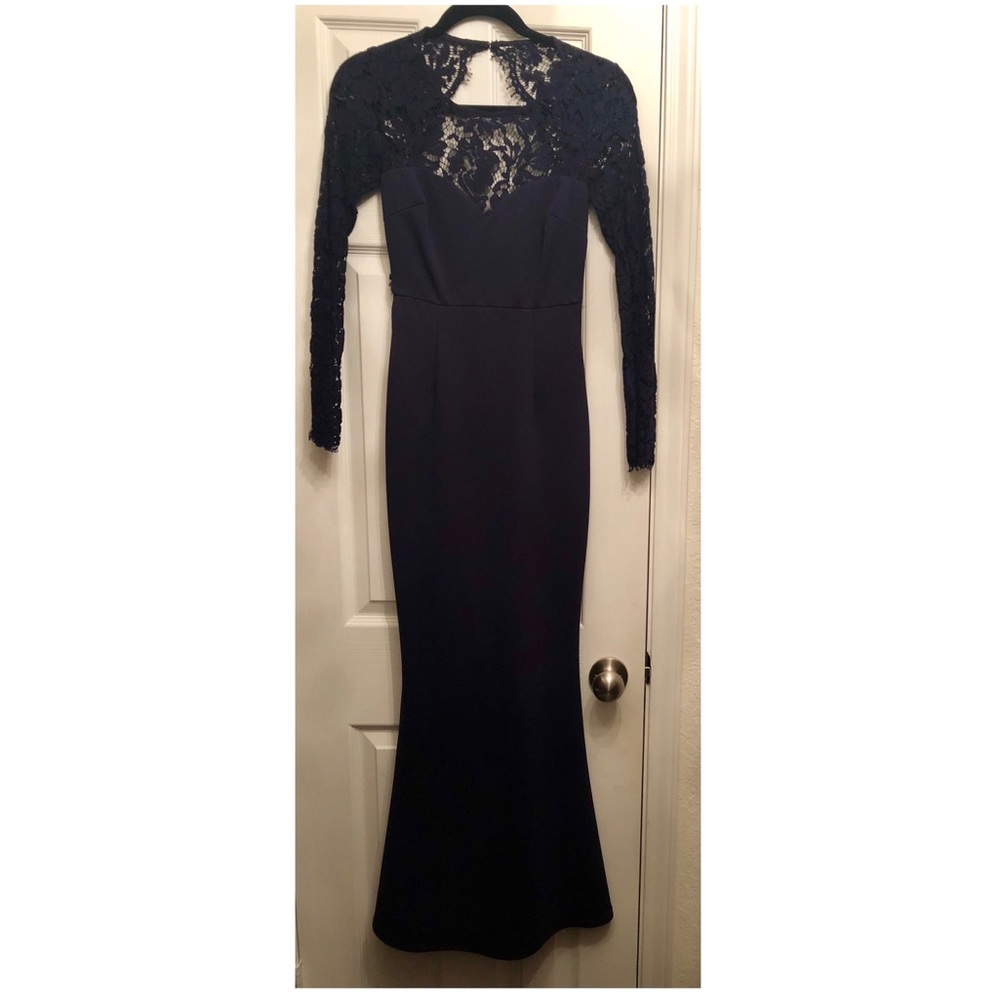 Lulus Navy lace dress